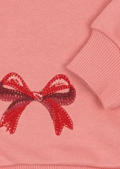 Sale Lou Bow Sweatshirt, , 86 cm Børn Strik & Sweatshirts
