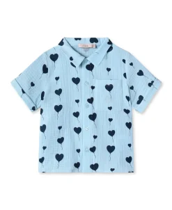 Outlet Love Skjorte, , 86 cm Børn Skjorter