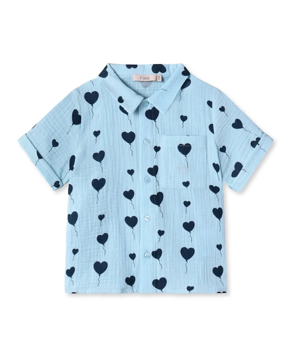 Outlet Love Skjorte, , 86 cm Børn Skjorter