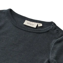 Wheat Lucca Wool Body, , 86 cm-Børn Bodies & Heldragter