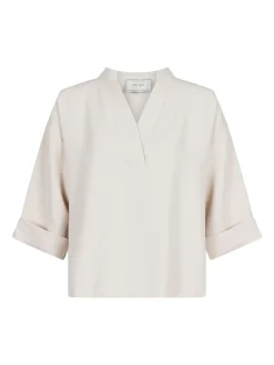 Neo Noir Luma Crepe Bluse, , 36-Dame Bluser & Skjorter