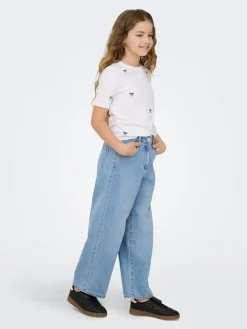 Sale Lumi Wide Denim Pimbox Jeans, , 164 cm Børn Jeans