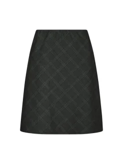 Neo Noir Lunna Check Short Nederdel, , 38-Dame Nederdele