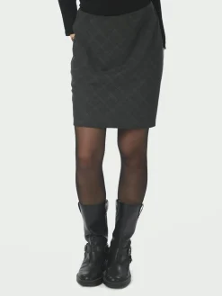 Neo Noir Lunna Check Short Nederdel, , 38-Dame Nederdele