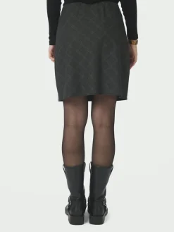 Neo Noir Lunna Check Short Nederdel, , 38-Dame Nederdele