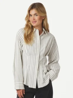 Neo Noir Lytra Stripe Skjorte, , 38-Dame Bluser & Skjorter