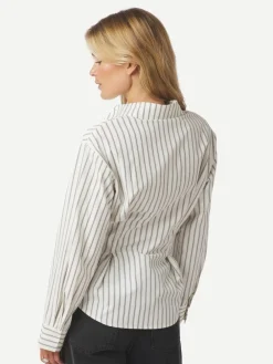 Neo Noir Lytra Stripe Skjorte, , 38-Dame Bluser & Skjorter