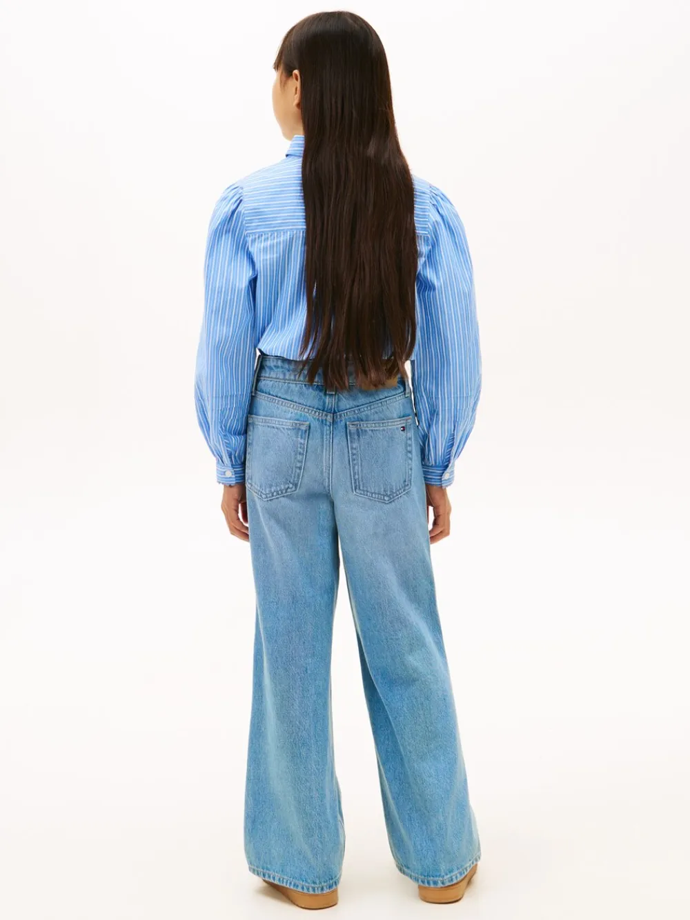 Clearance Mabel Wide Leg Jeans, , 164 cm Børn Jeans
