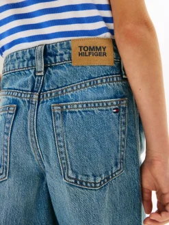 Tommy Hilfiger Mabel Wide Leg Jeans, , 164 cm-Børn Jeans