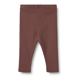 Wheat Maddy Baby Rib Leggings, , 62 cm-Børn Bukser & Leggings