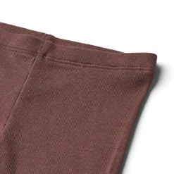 Wheat Maddy Baby Rib Leggings, , 62 cm-Børn Bukser & Leggings