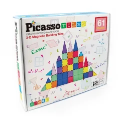 Picasso Tiles Magnetisk Byggesæt-Børn Legetøjsfigurer & Klodser