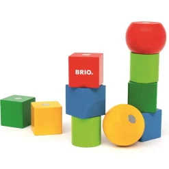 BRIO Magnetiske Træklodser-Børn Babylegetøj