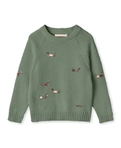 Outlet Mahdi Dog Pullover, , 95 cm Børn Strik & Sweatshirts