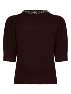 Hot Maia Stone Knit Bluse, , 38 Dame Strik & Sweatshirts