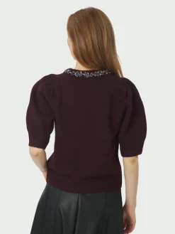 Hot Maia Stone Knit Bluse, , 38 Dame Strik & Sweatshirts