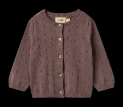 Wheat Maia Strik Baby Cardigan, , 92 cm-Børn Cardigans