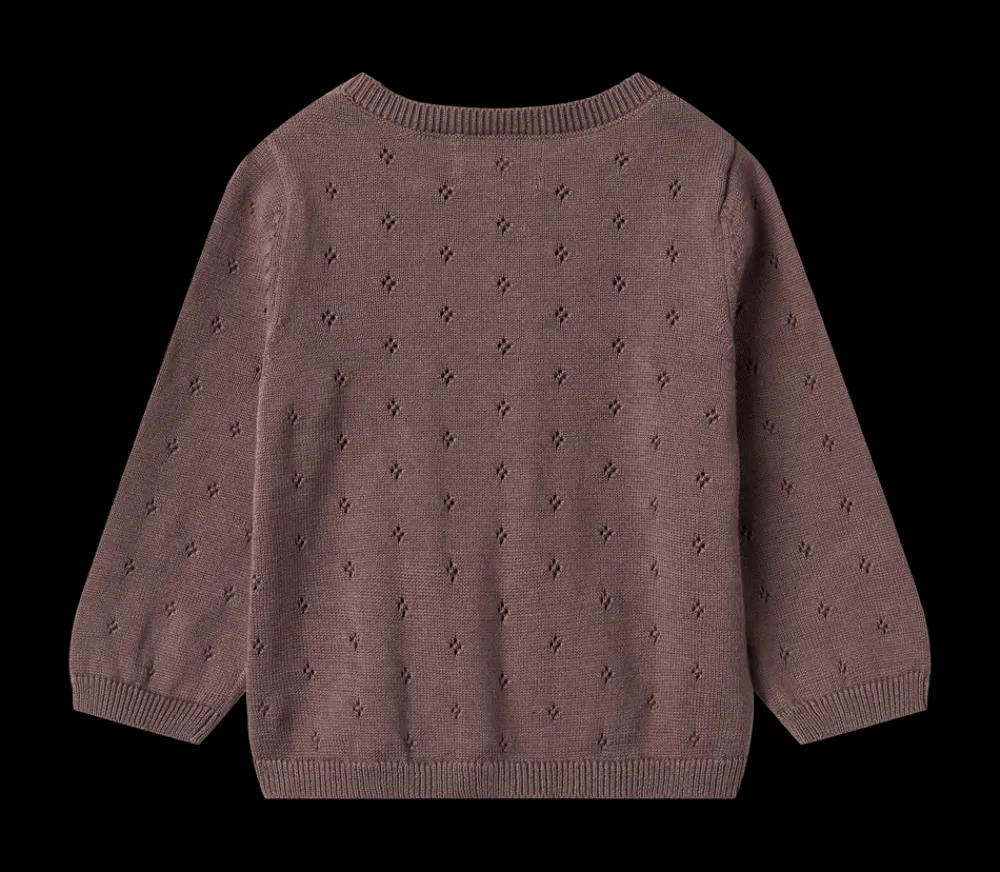 Wheat Maia Strik Baby Cardigan, , 92 cm-Børn Cardigans