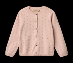 Wheat Maia Strik Cardigan, , 128 cm-Børn Cardigans