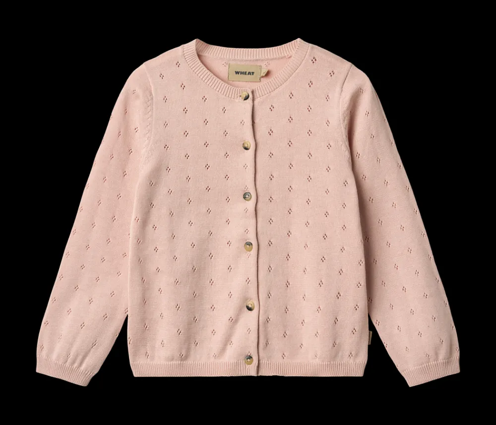 Wheat Maia Strik Cardigan, , 128 cm-Børn Cardigans