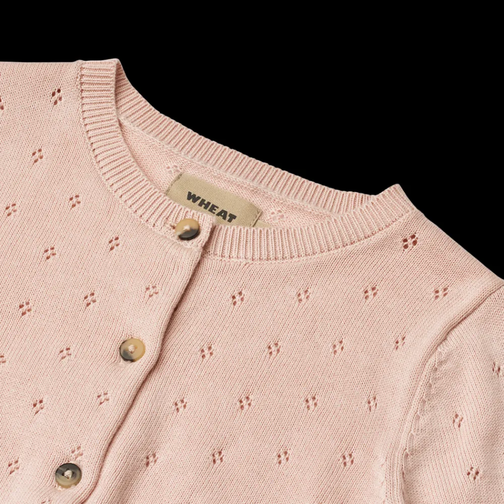 Wheat Maia Strik Cardigan, , 128 cm-Børn Cardigans