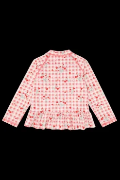 New Maiak Girl Badebluse, , 98-104 cm Børn Badetøj