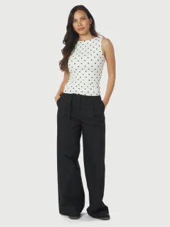 Neo Noir Malba Poplin Bukser, , 42-Dame Bukser & Leggings
