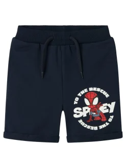 Mani Spider Sweat Shorts, , 92 cm Børn Nederdele & Shorts