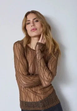 Co'Couture MarcyCC Mesh Bluse, , M-Dame Bluser & Skjorter