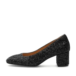 Woden Marie Low Glitter Pumps, , 38-Dame Højhælede Sko
