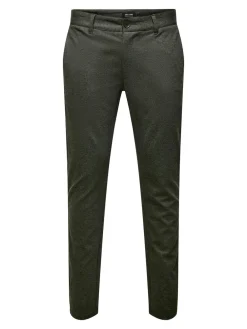 ONLY & Sons Mark Herringbone Bukser, , W29/L34- Bukser & Chinos