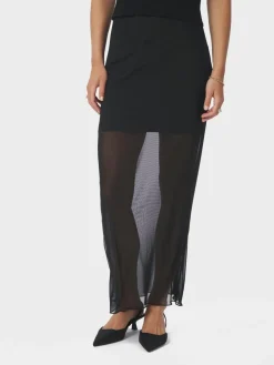 Neo Noir Marlise Mesh Nederdel, , 36-Dame Nederdele