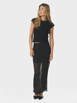 Neo Noir Marlise Mesh Nederdel, , 36-Dame Nederdele