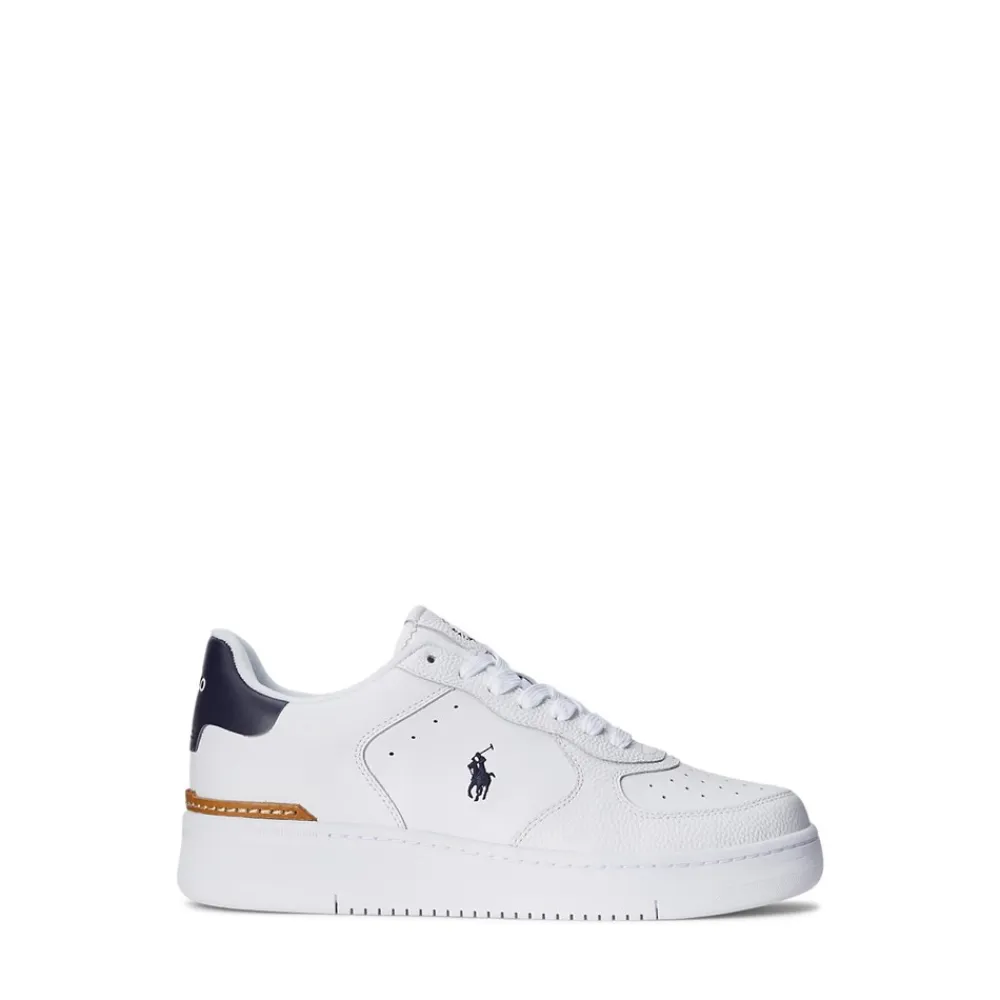Ralph Lauren Masters Court Leather Sneakers, , 45- Sneakers