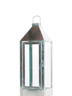 A2 Living Maxi Lanterne, Galvaniseret, 22,5x60x22,5 cm- Lanterner & Lyskæder