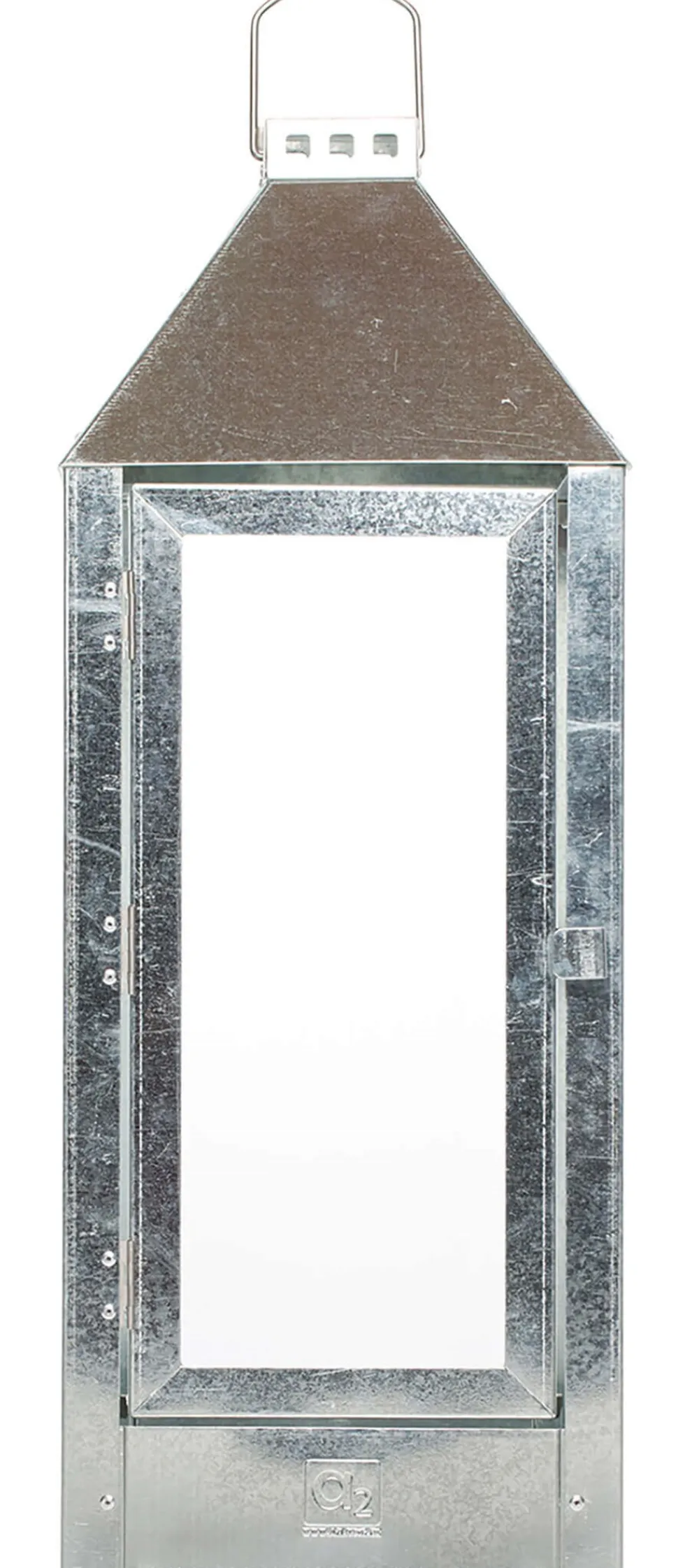 A2 Living Maxi Lanterne, Galvaniseret, 22,5x60x22,5 cm- Lanterner & Lyskæder