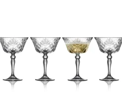 Lyngby Glas Melodia 4-pak Champagneskål, , 26 cl- Glas