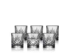 Lyngby Glas Melodia 6-pak Shotglas, , 8 cl- Køkken|Glas