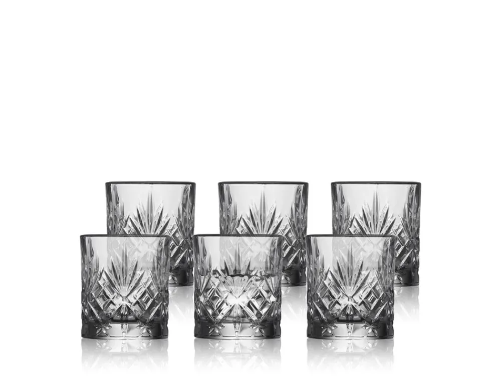 Lyngby Glas Melodia 6-pak Shotglas, , 8 cl- Køkken|Glas