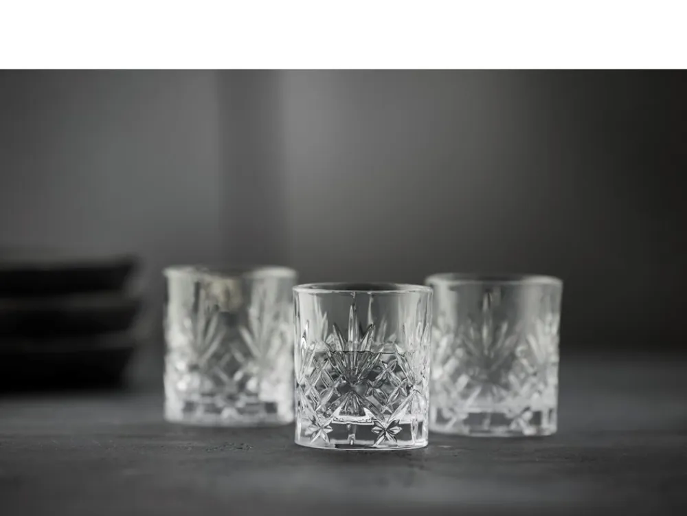 Lyngby Glas Melodia 6-pak Shotglas, , 8 cl- Køkken|Glas
