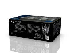 Lyngby Glas Melodia 6-pak Shotglas, , 8 cl- Køkken|Glas