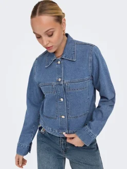 Best Mica Pocket Denimjakke, , M Dame Jakker & Frakker