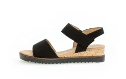 Gabor Microvelour Sandaler, , 41-Dame Sandaler