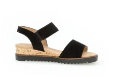 Gabor Microvelour Sandaler, , 41-Dame Sandaler