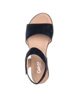 Gabor Microvelour Sandaler, , 41-Dame Sandaler