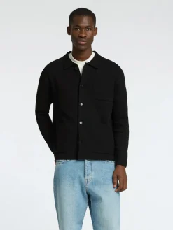 Online Mike Light Polo Cardigan, , XXL Cardigans