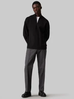 Best Milano Stitch Q-Zip Striktrøje, , XL Strik