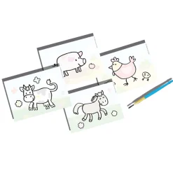 Discount Min Første Gårdens Dyr Farv Med Vand Børn Kreativ Leg