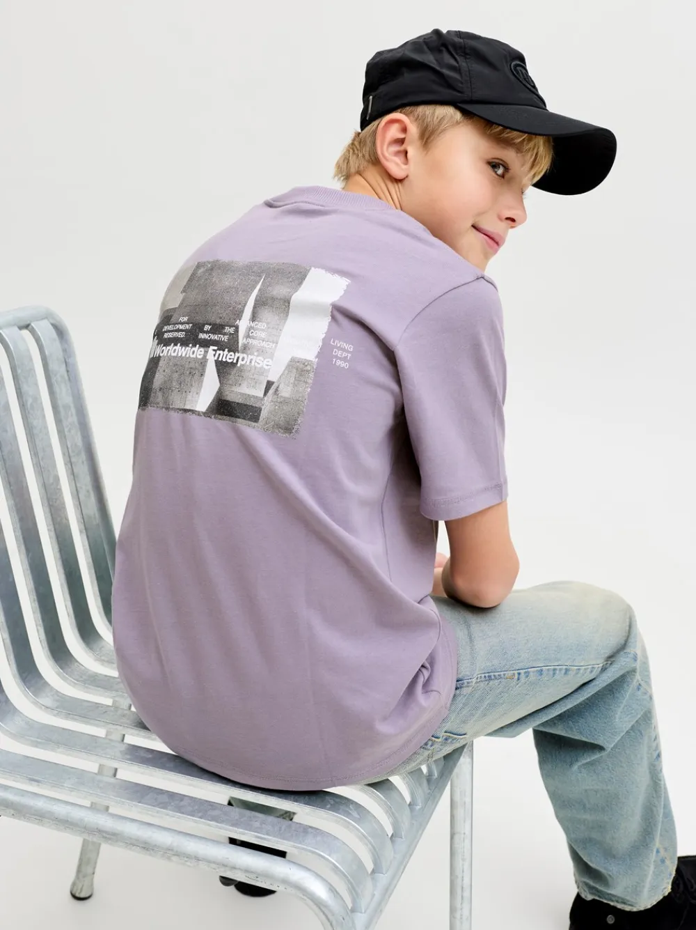 Jack & Jones Junior Mineral Photo Back T-shirt, , 152 cm-Børn T-Shirts & Toppe