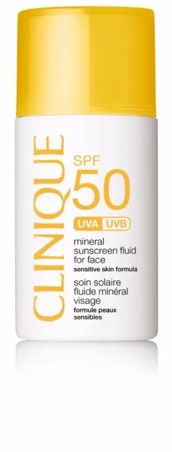 Clearance Mineral Sunscreen Fluid Ansigtssolcreme, , 30 ml Solbeskyttelse